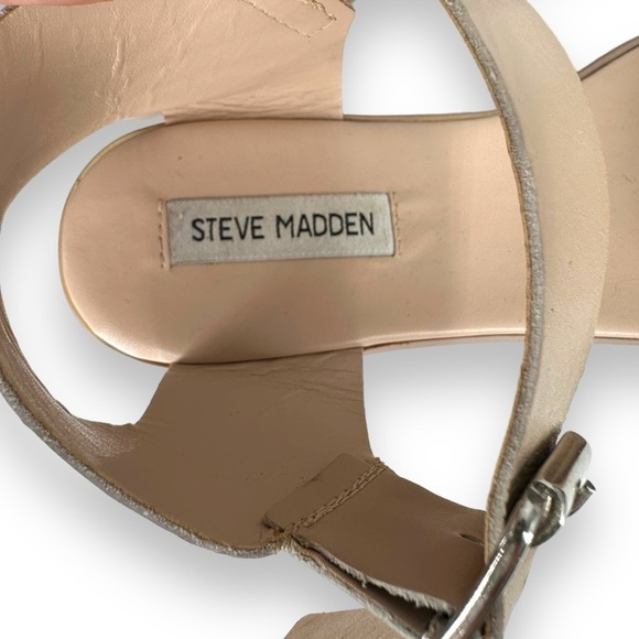 Steve Madden Lake Wedge Sandal Leather Lugged Shoe Women's Size 41 (9.5) - Picture 5 of 10